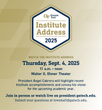 2025 Institute Address flyer