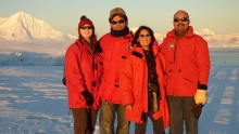 Jeanette Yen and Team in Antarctica Jeanette Yen and Team in Antarctica